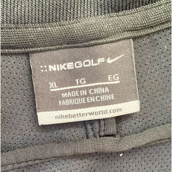 Mens Nike Golf warmup jacket front zip argyle dot print - Picture 6 of 10